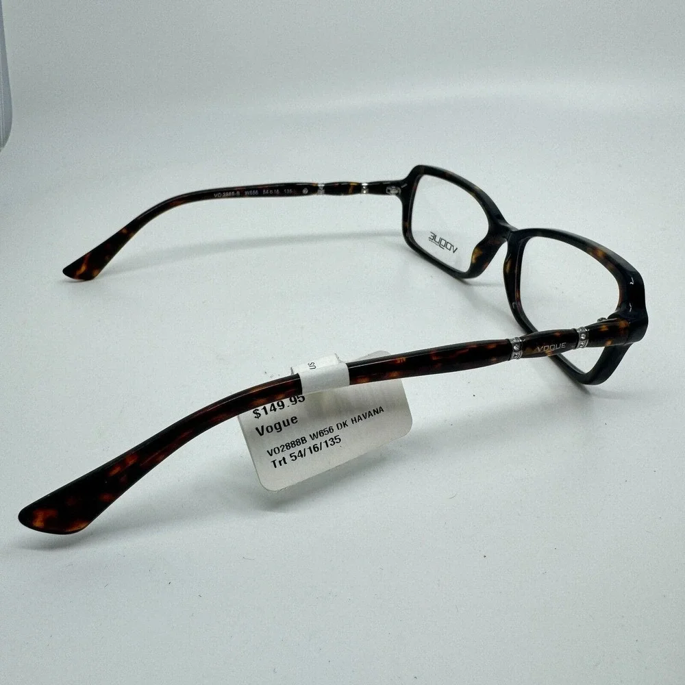 Vogue Havana Crystals Brown Tortoise VO2888-B W656‎ Optical 54-16-135 H10484